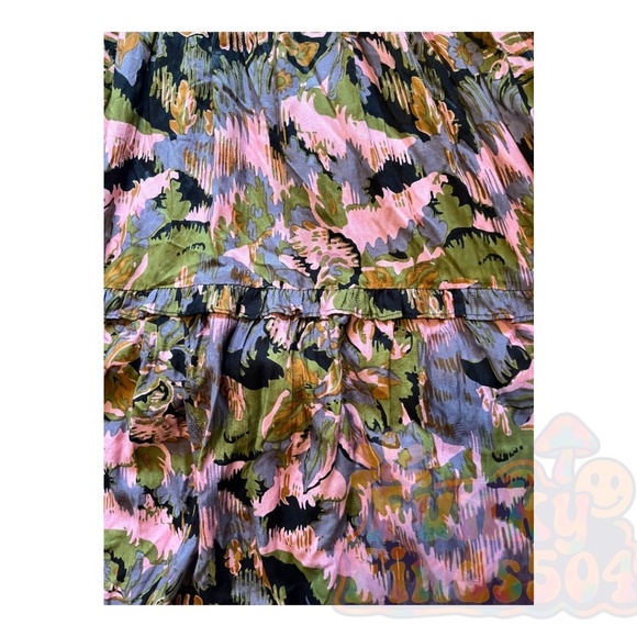 Cleobella Paris Midi Dress S NWOT Boho Tapestry Cutout Tiered Festival Midi - Picture 8 of 8